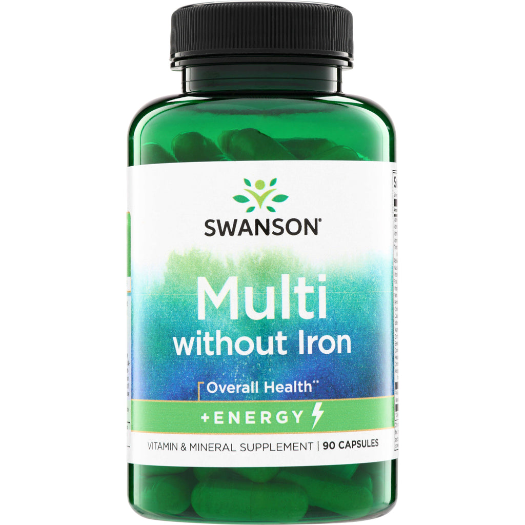 SW834 | Swanson Multi without Iron vitamin and mineral supplement, 90 capsules - Thumbnail