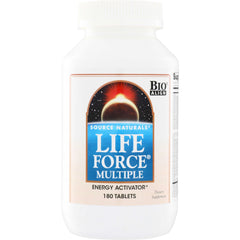 SN245 | Source Naturals Life Force Multiple Energy Activator, 180 tablets