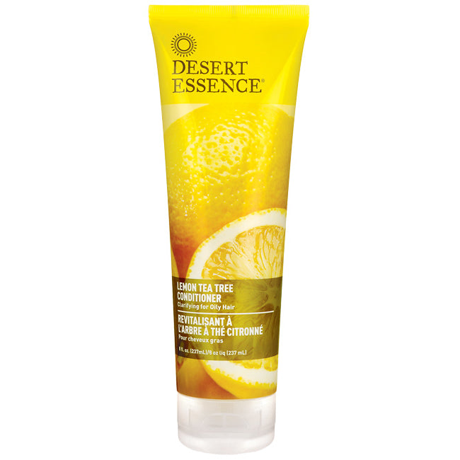DST043 | Desert Essence Lemon Tea Tree conditioner tube with lemon graphic