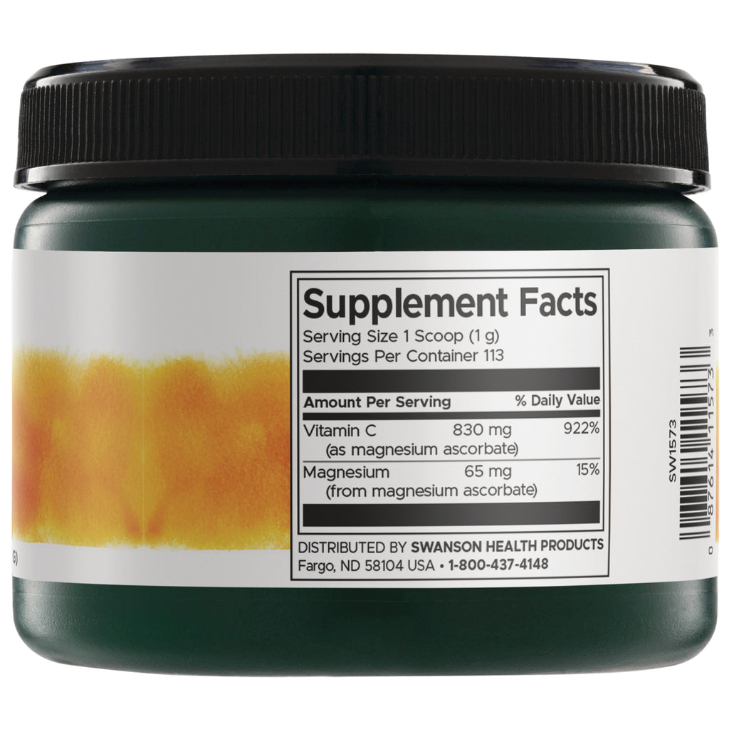SW1573 | Back label with supplement facts and serving information - Thumbnail
