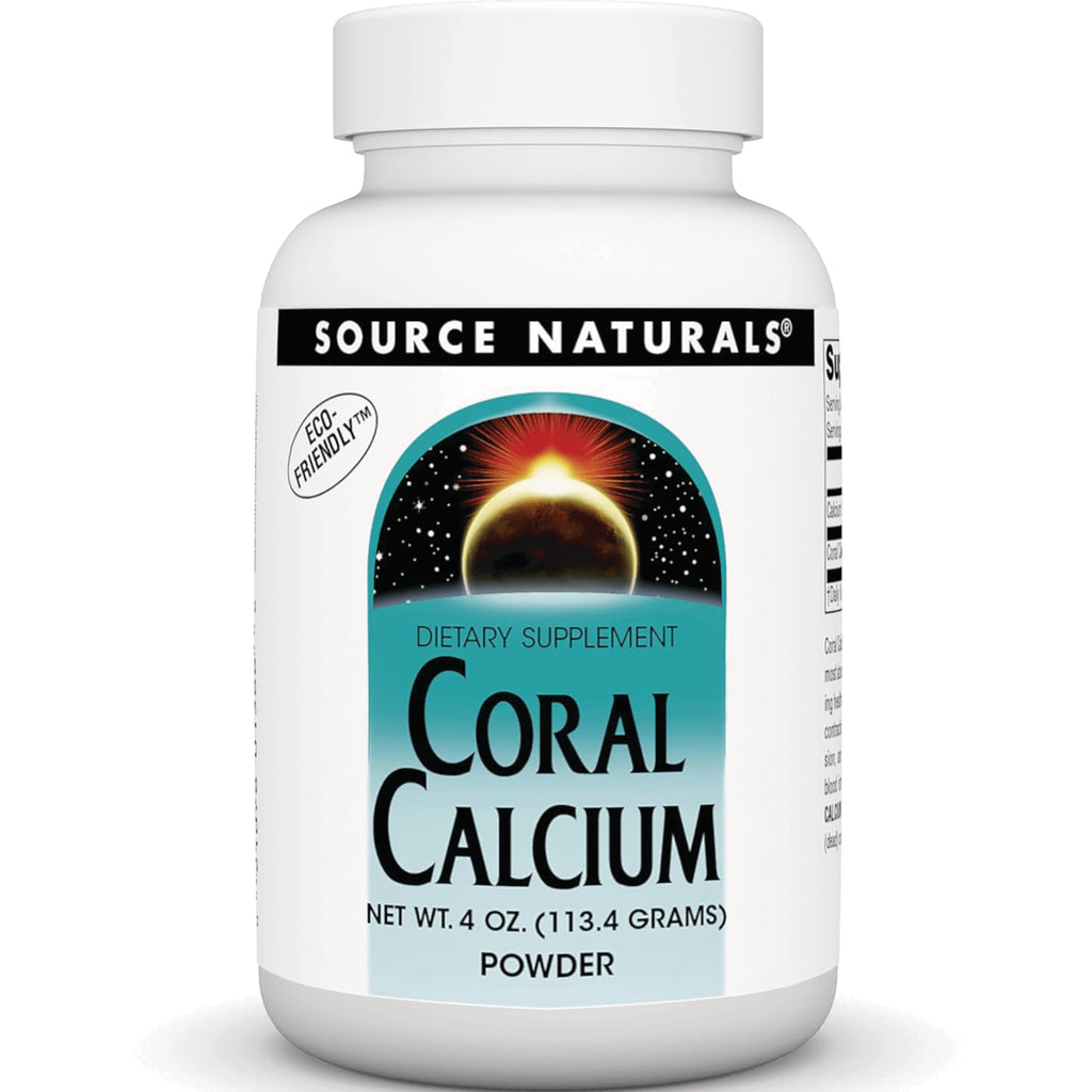 SN614 | Source Naturals Coral Calcium powder dietary supplement, 4 oz (113.4 g) - Thumbnail