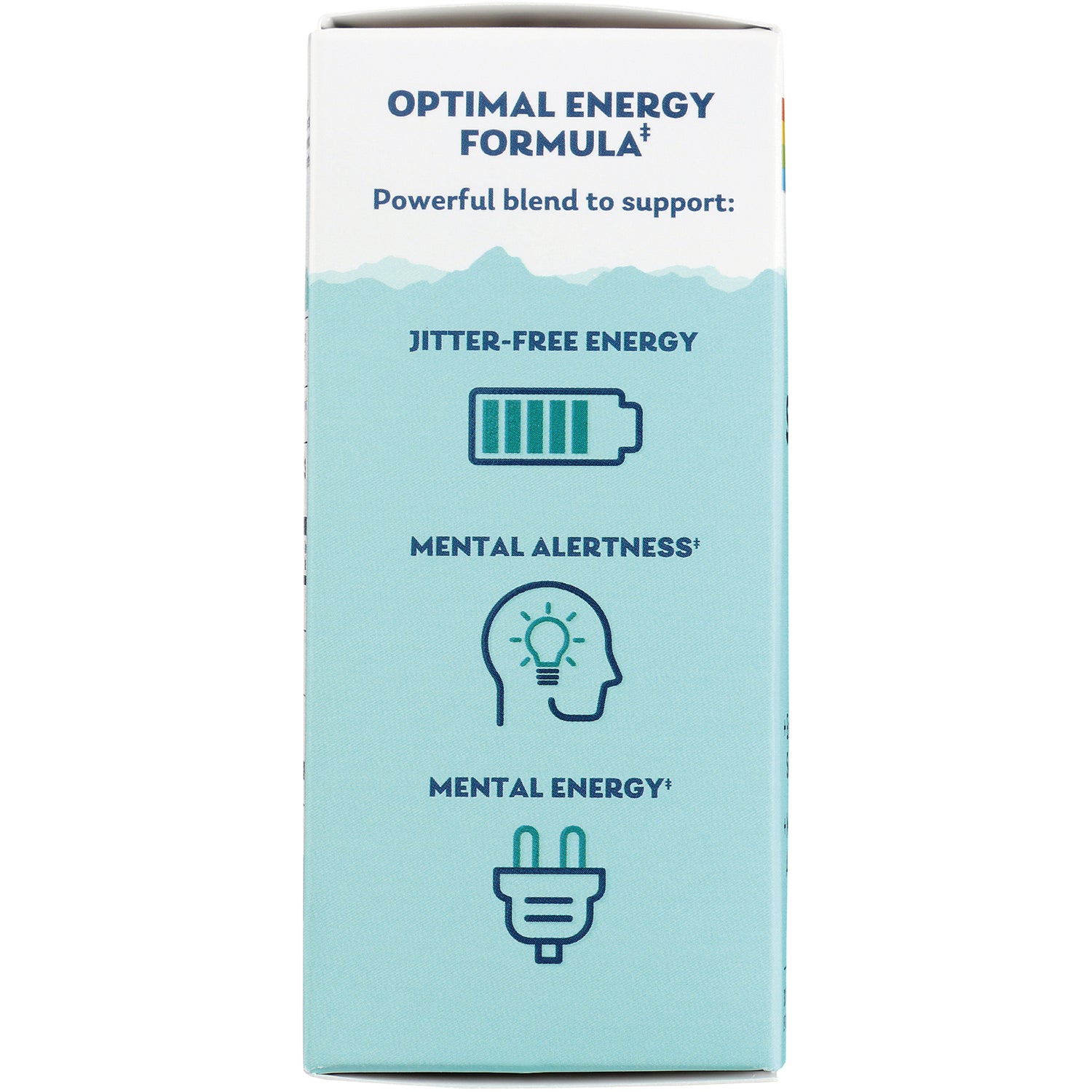 SLR489 | Optimal Energy Formula benefits: Jitter-Free Energy, Mental Alertness, Mental Energy icons