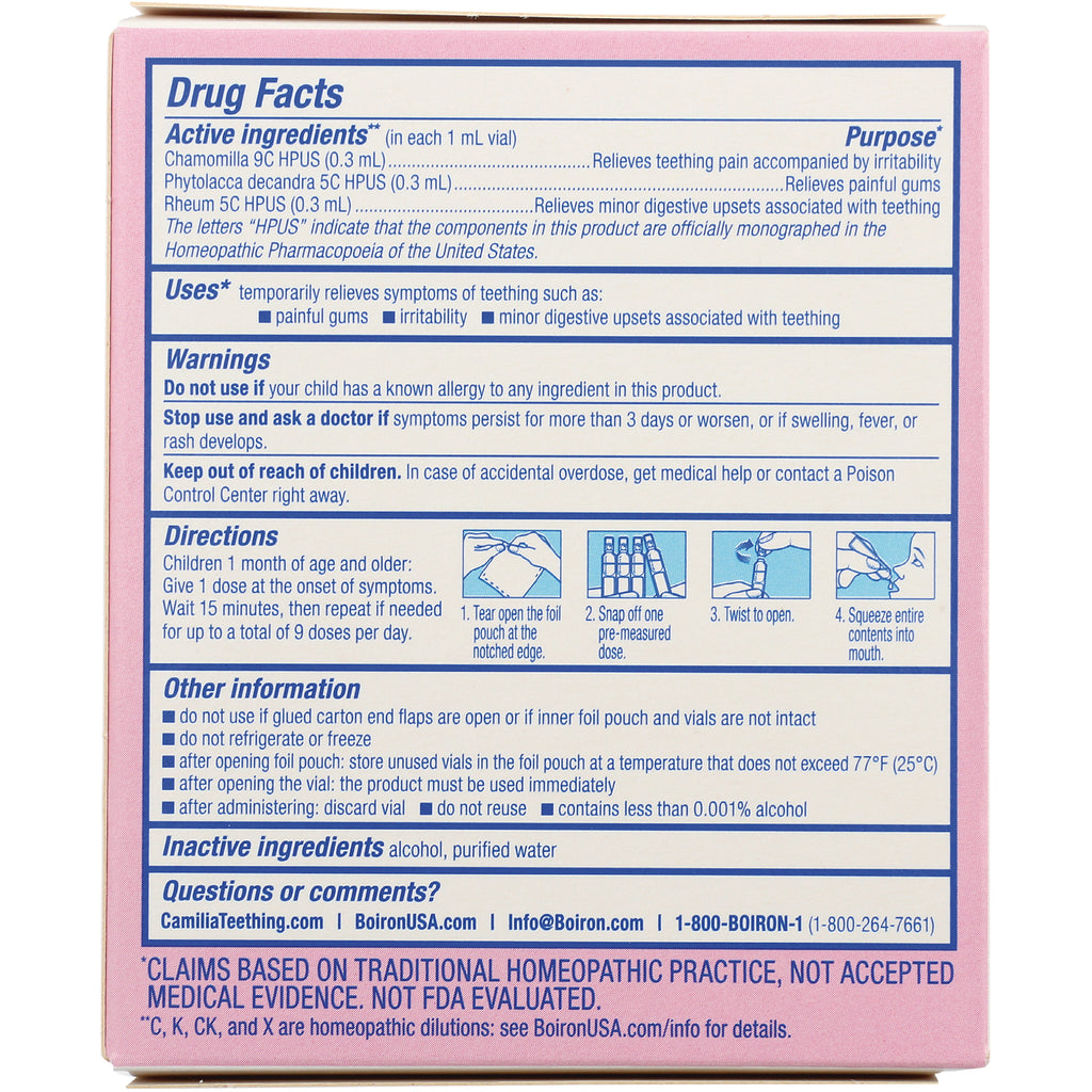 BRN050 | Back panel showing Drug Facts with active ingredients, warnings, directions, and contact information - Thumbnail