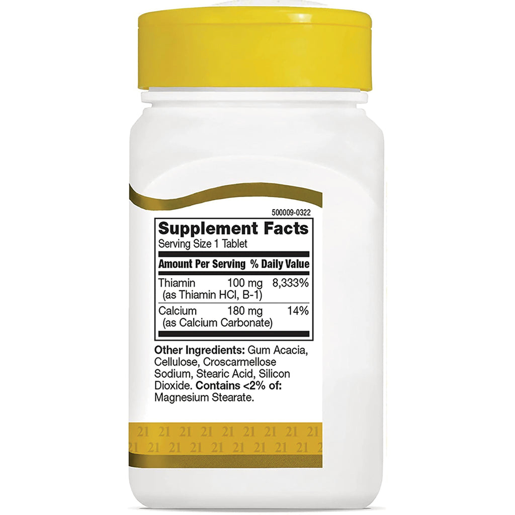 CNT163 | back of white supplement bottle showing Supplement Facts panel and ingredient list - Thumbnail