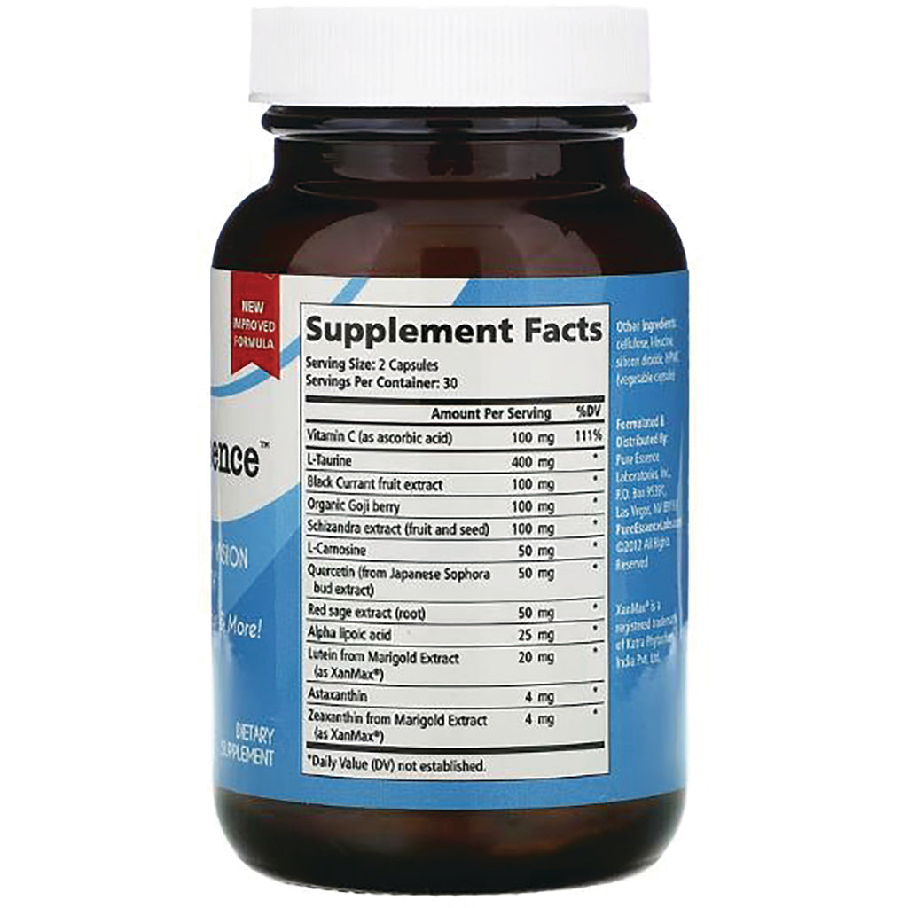 PEL056 | Back label showing Supplement Facts and ingredient panel on brown supplement bottle - Thumbnail