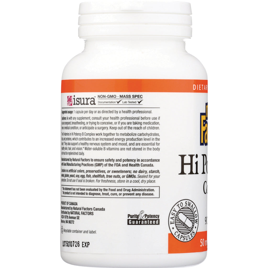 NFC069 | back label of white supplement bottle showing usage directions, warnings, and purity guaranteed badge - Thumbnail