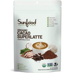 SNF026 | Sunfood Superfoods Organic Cacao Superlatte, Cognition & Focus