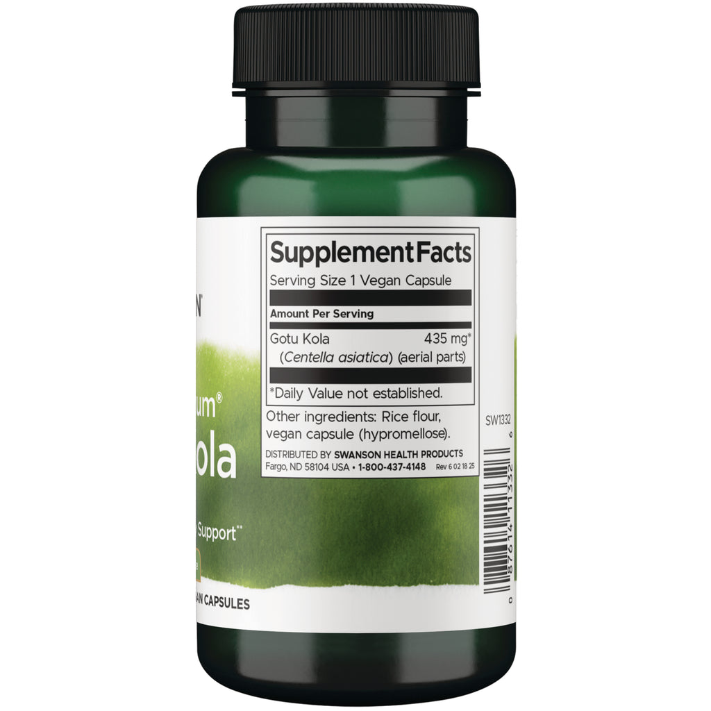 SW1332 | Back label with Supplement Facts - Thumbnail
