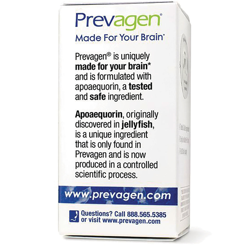 QB004 | Back of Prevagen box showing text about apoaequorin and website www.prevagen.com - Thumbnail