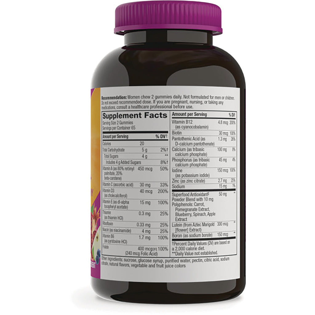 NW975 | back of supplement bottle showing Supplement Facts panel and ingredient list - Thumbnail