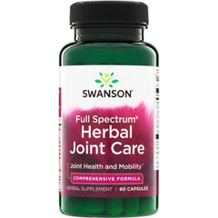 SW1499 | Swanson Full Spectrum Herbal Joint Care, bottle of 60 capsules; Joint Health and Mobility, Comprehensive Formula