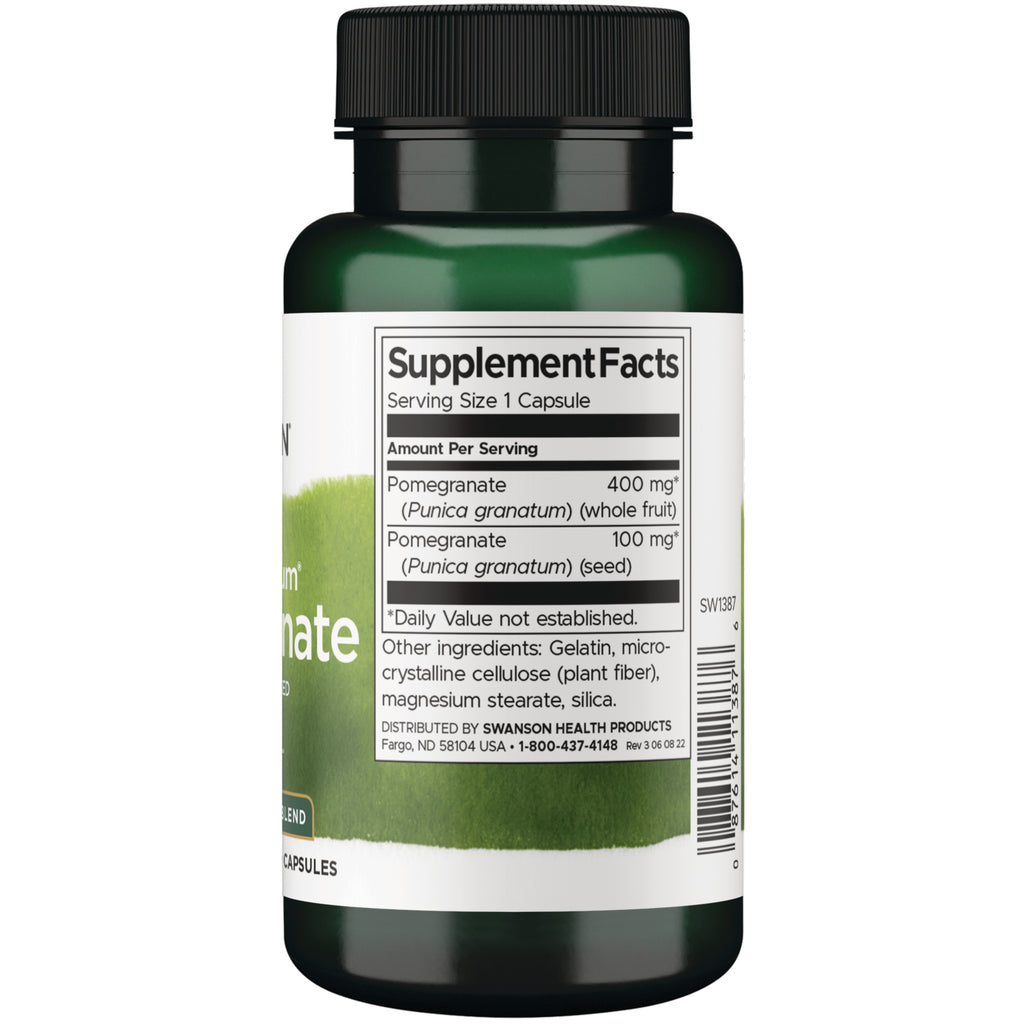 SW1387 | Back label with Supplement Facts - Thumbnail