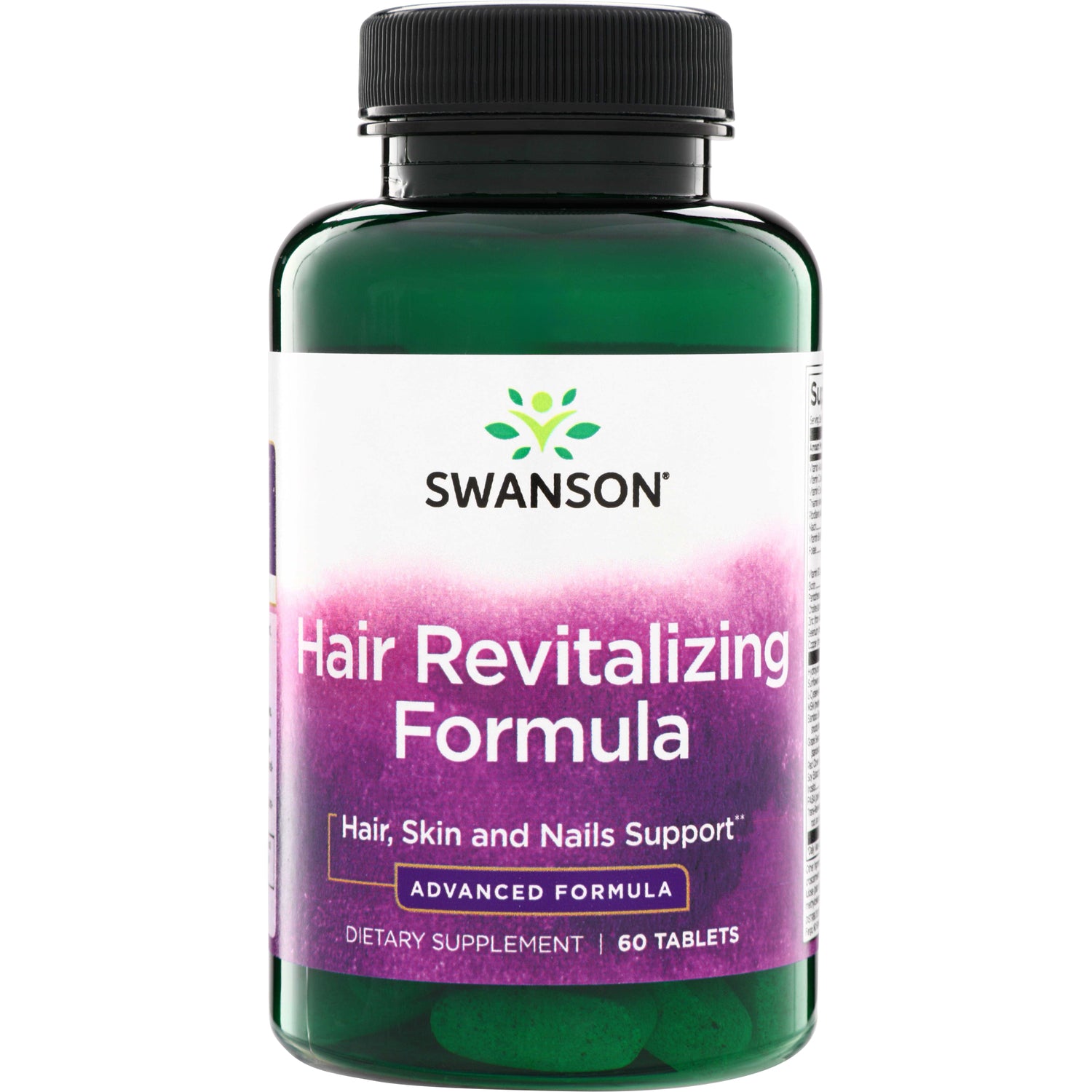 SWU766 | Swanson Hair Revitalizing Formula dietary supplement, Hair, Skin and Nails Support, 60 tablets