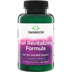 SWU766 | Swanson Hair Revitalizing Formula dietary supplement, Hair, Skin and Nails Support, 60 tablets