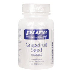 PRN032 | Pure Encapsulations Grapefruit Seed extract supplement bottle labeled 120 CAPSULES