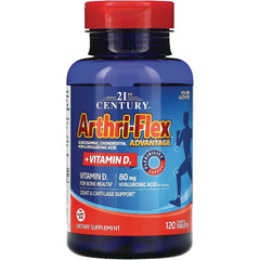 CNT011 | Blue bottle of Arthri-Flex Advantage joint supplement with Vitamin D3, 120 coated tablets