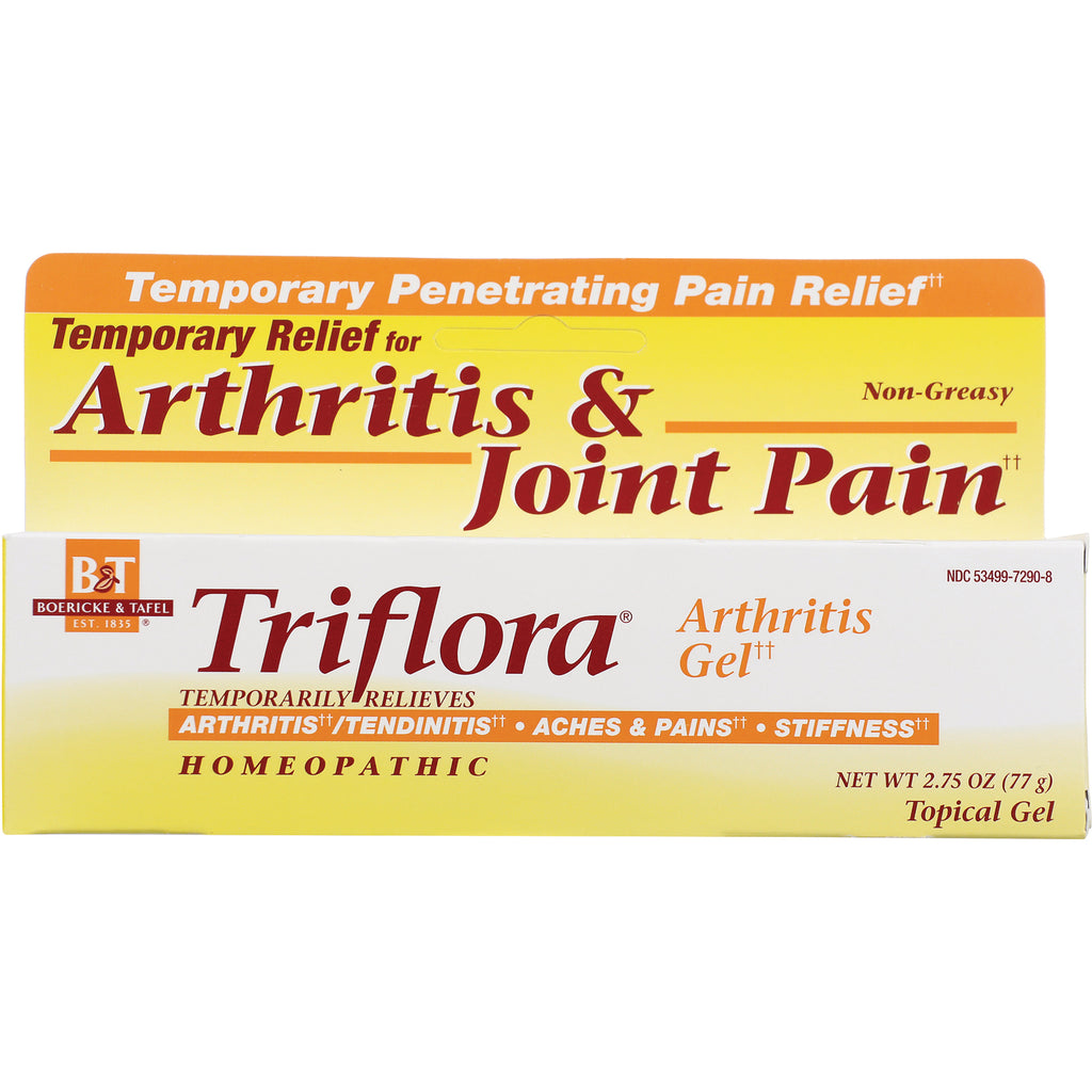 BRK003 | Triflora arthritis gel box front showing branding and temporary relief for arthritis and joint pain - Thumbnail