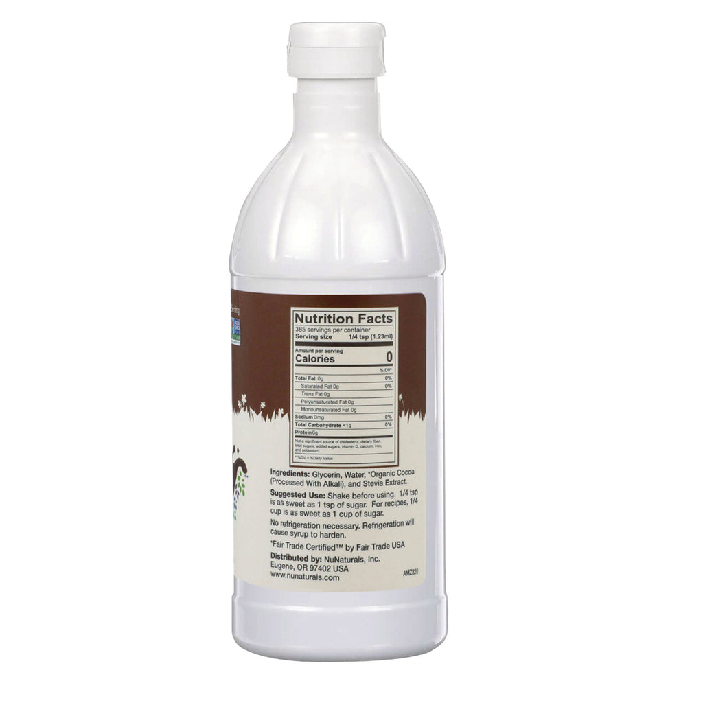 NN053 | back of white bottle showing Nutrition Facts panel and ingredients label - Thumbnail