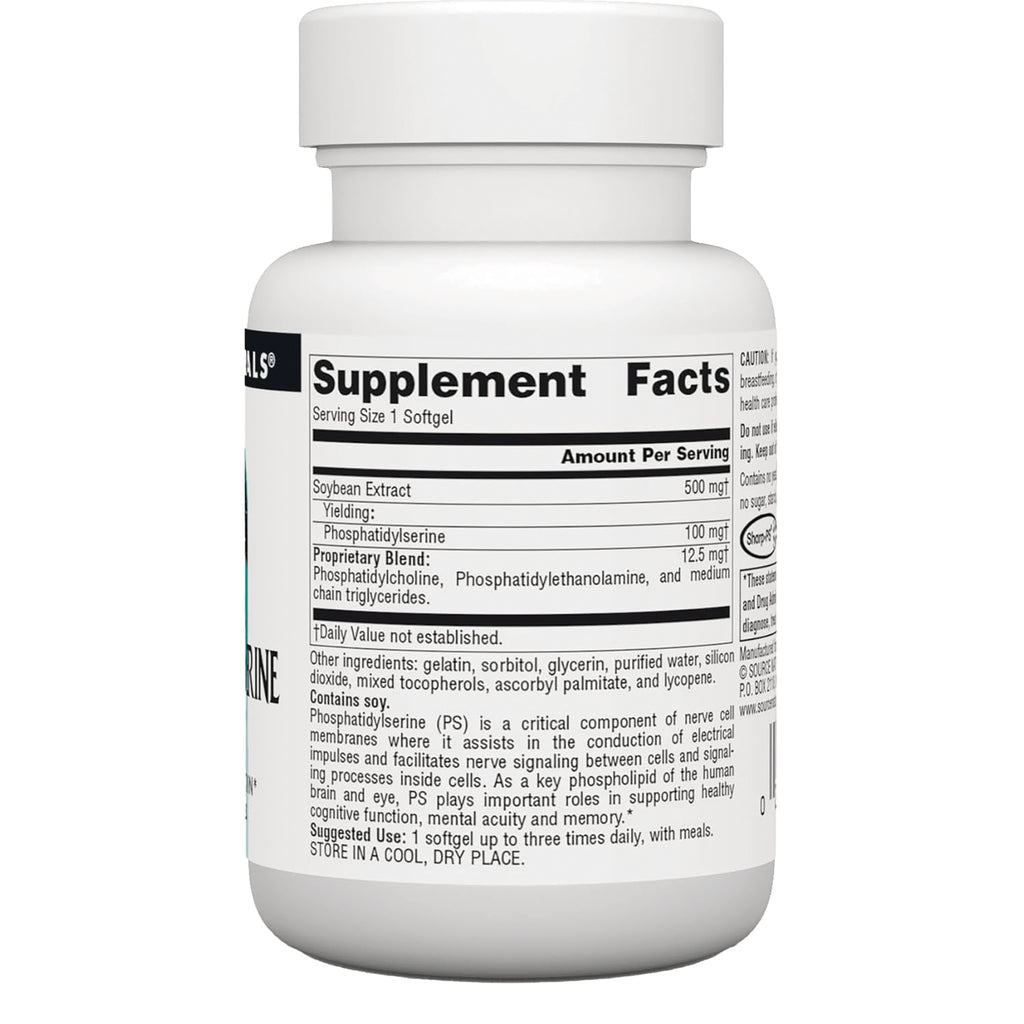 SN261 | Back label with Supplement Facts panel, ingredients, and suggested use - Thumbnail