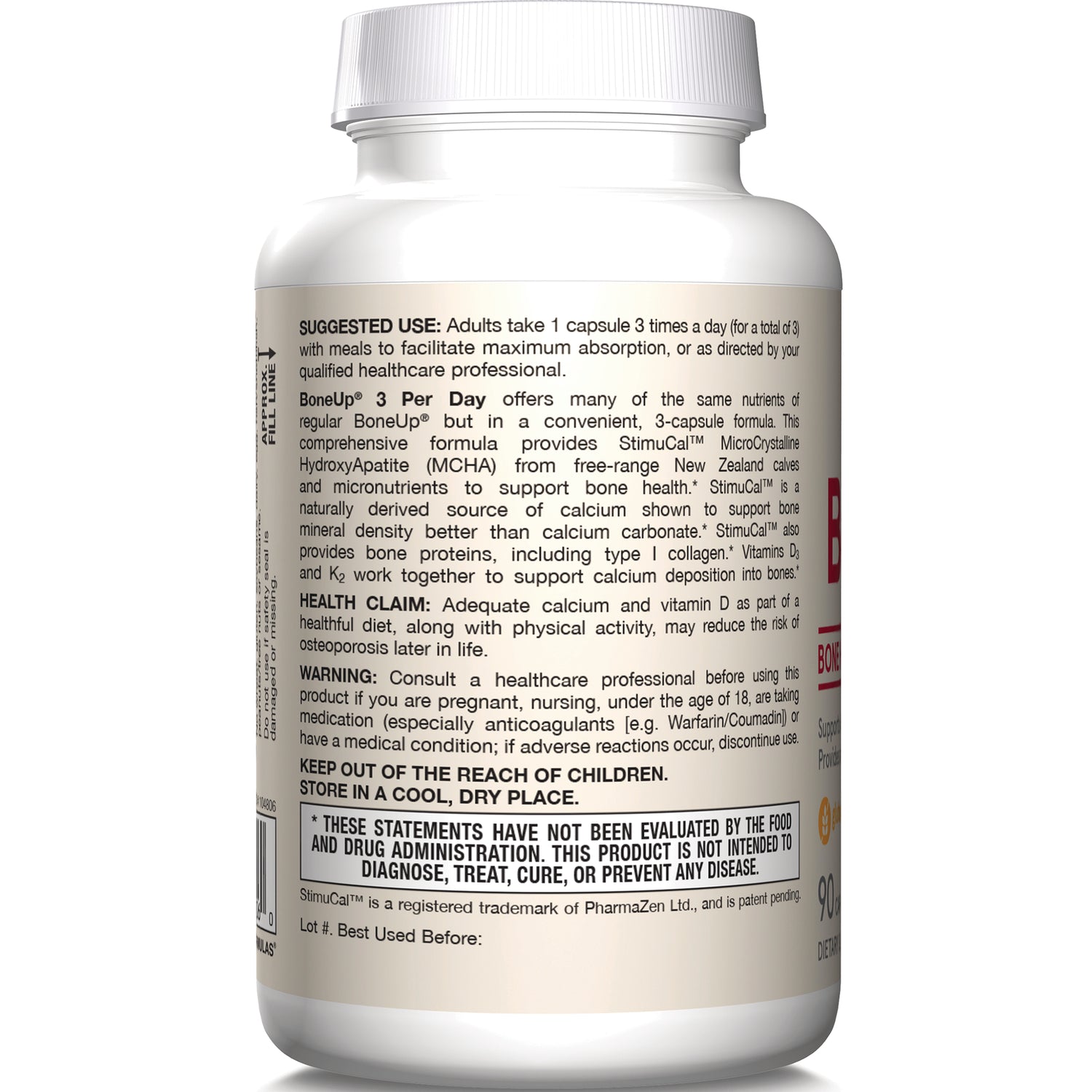 JR244 | back label showing suggested use, warnings, and FDA disclaimer