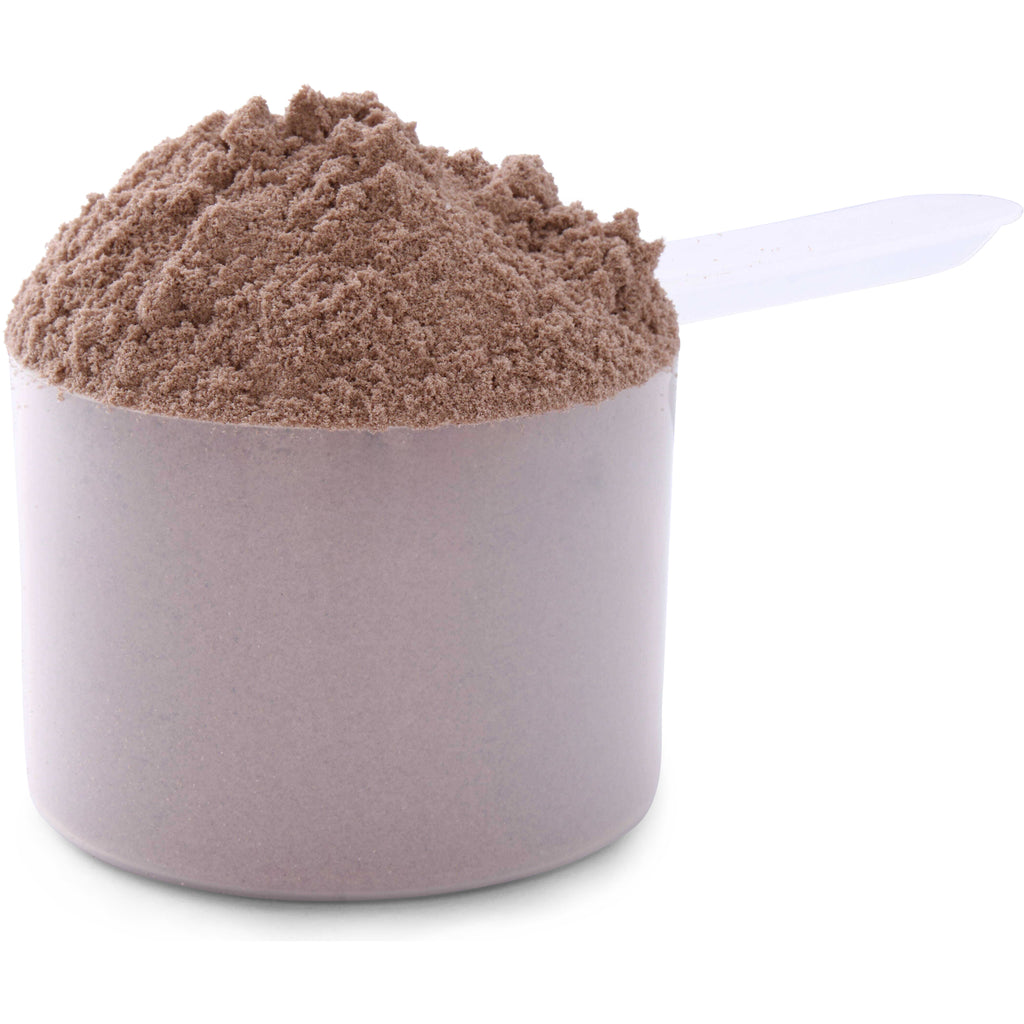 SW1893 | Measuring scoop filled with brown supplement powder - Thumbnail