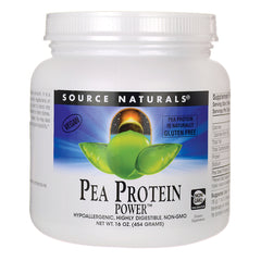 SN880 | Source Naturals Pea Protein Power, vegan, gluten free, 16 oz