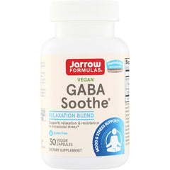 JR275 | Jarrow Formulas Vegan GABA Soothe Relaxation Blend, 30 veggie capsules