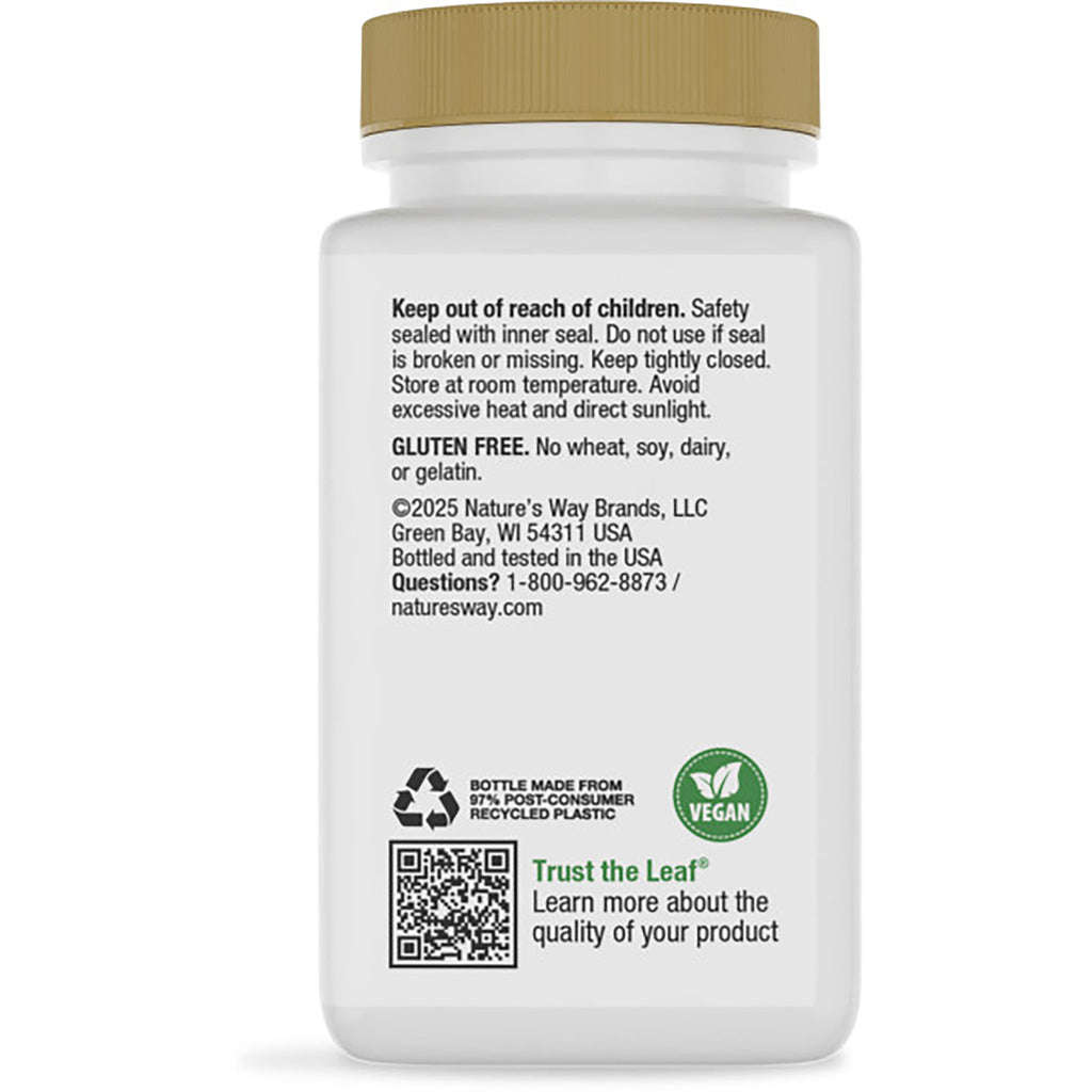 NW594 | back label of brown supplement bottle reading Supports Immune Health with barcode and directions - Thumbnail