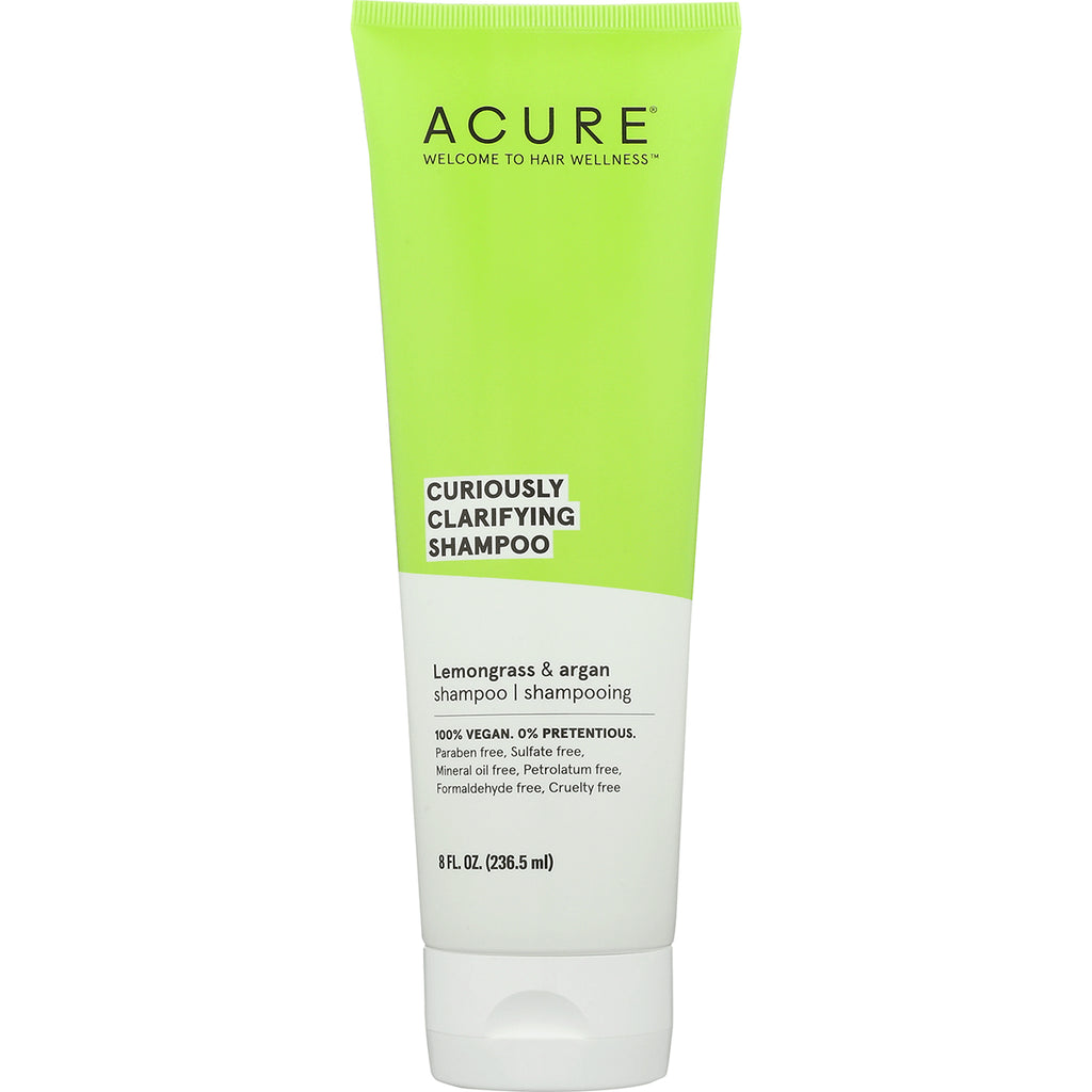 ACR096 | ACURE Curiously Clarifying Shampoo, Lemongrass & Argan, 8 fl oz tube - Thumbnail