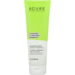 ACR096 | ACURE Curiously Clarifying Shampoo, Lemongrass & Argan, 8 fl oz tube