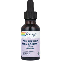 SLR433 | Solaray Grapefruit Seed Extract 100 mg liquid dropper bottle, 1 fl oz