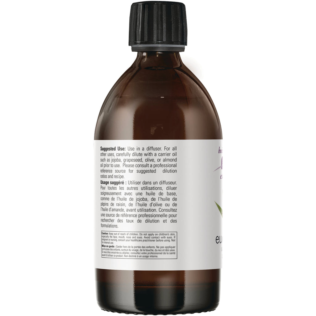 NWF1338 | Back of amber bottle showing label with suggested use and caution text - Thumbnail