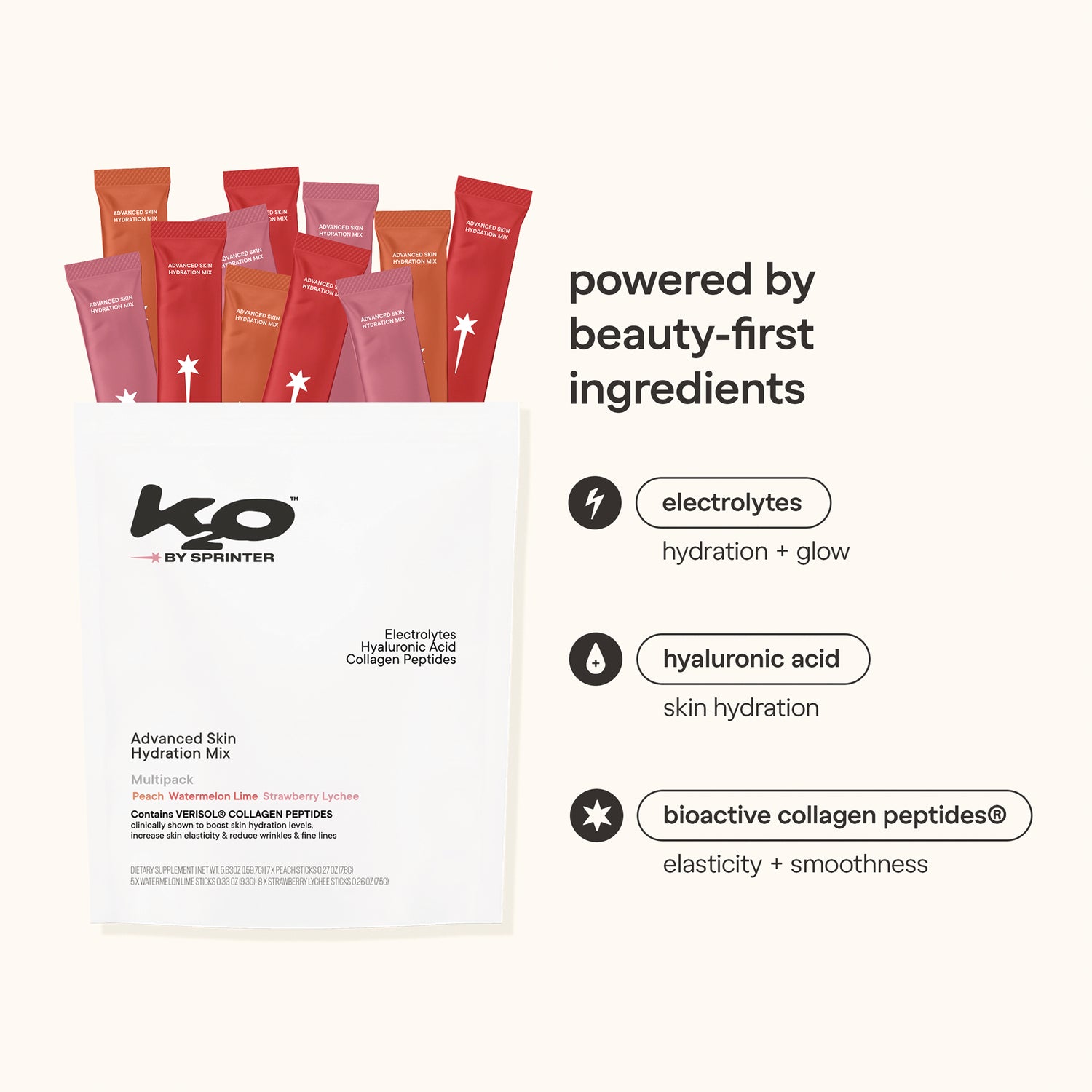 KTO004 | KO by Sprinter Advanced Skin Hydration Mix multipack with beauty-first ingredients and hydration benefits