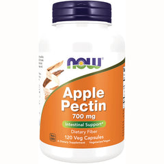 NWF527 | NOW Apple Pectin 700 mg dietary fiber 120 veg capsules bottle