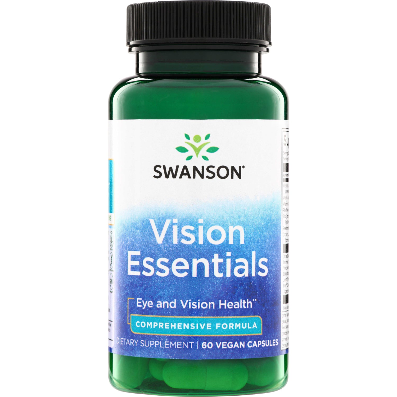 SWC097 | Swanson Vision Essentials, Comprehensive Formula for Eye and Vision Health, 60 vegan capsules