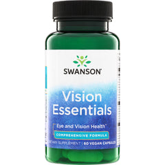 SWC097 | Swanson Vision Essentials, Comprehensive Formula for Eye and Vision Health, 60 vegan capsules