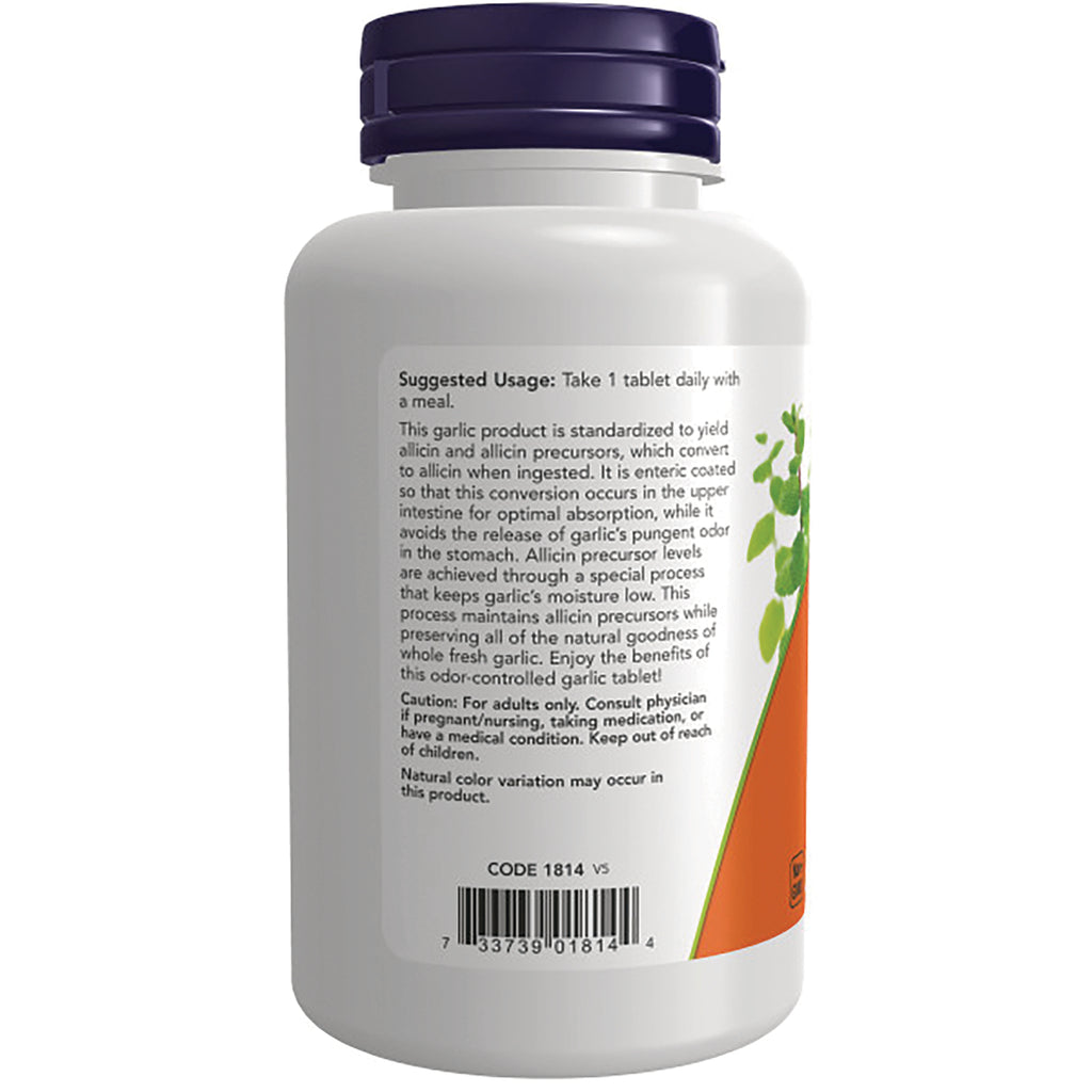 NWF1153 | Back of white supplement bottle showing suggested usage text, caution, and barcode - Thumbnail