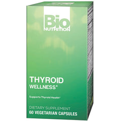 BNN065 | Green Bio Nutrition Thyroid Wellness box front showing dietary supplement 60 vegetarian capsules