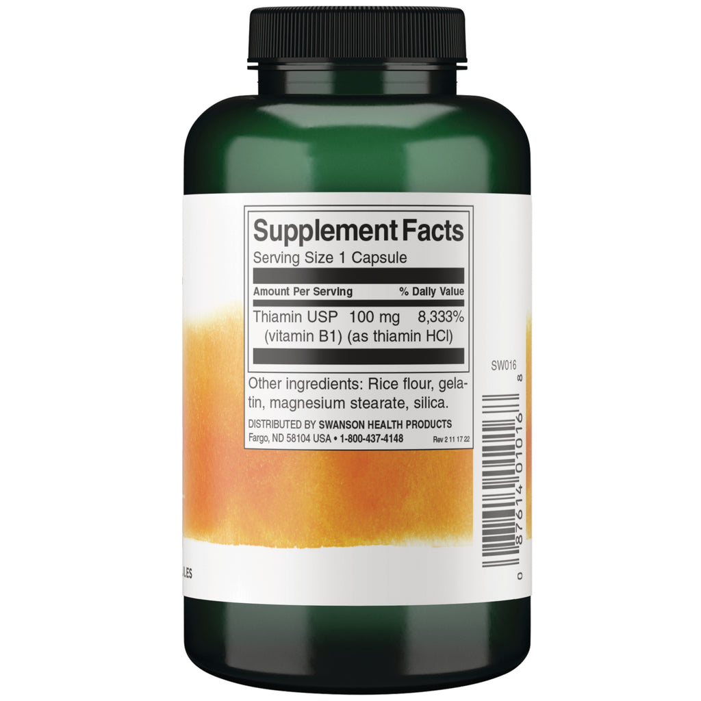 SW016 | Back label with Supplement Facts - Thumbnail