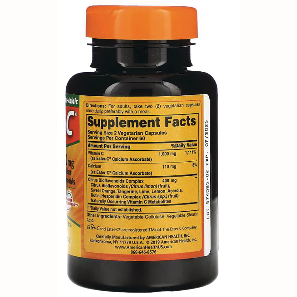 AM118 | Back label with Supplement Facts and directions panel - Thumbnail