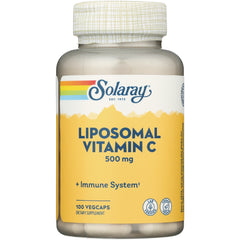 SLR450 | Solaray Liposomal Vitamin C 500 mg supplement, Immune System, 100 vegcaps