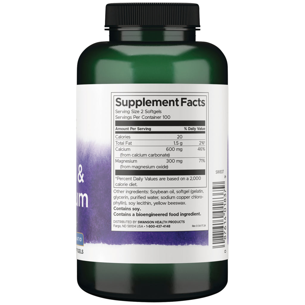SW837 | Back label with Supplement Facts - Thumbnail