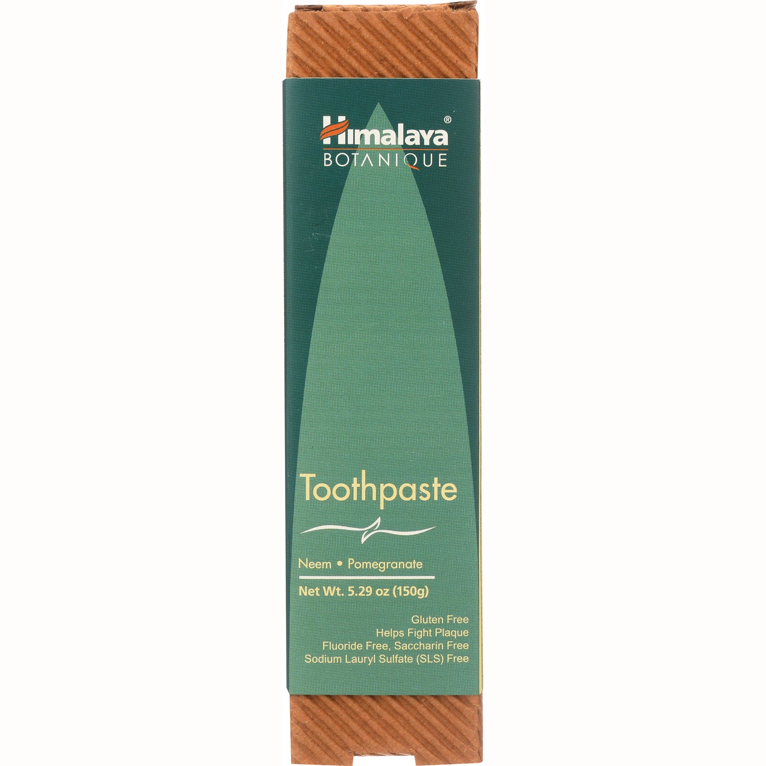 HHH037 | Himalaya Botanique toothpaste box front labeled Toothpaste Neem  Pomegranate Net Wt. 5.29 oz (150g)