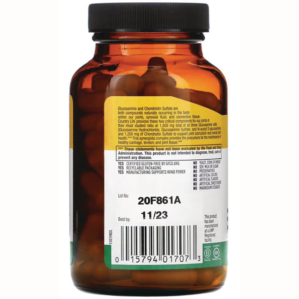CRL183 | amber supplement bottle back showing label with lot 20F861A, best by 11/23 and barcode - Thumbnail