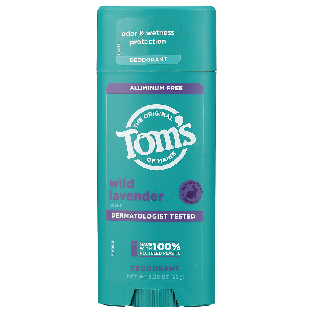 TSM100 | Tom's of Maine Wild Lavender deodorant, aluminum free, dermatologist tested, 3.25 oz - Thumbnail