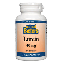 NFC178 | Natural Factors Lutein 40 mg 60 softgels front label