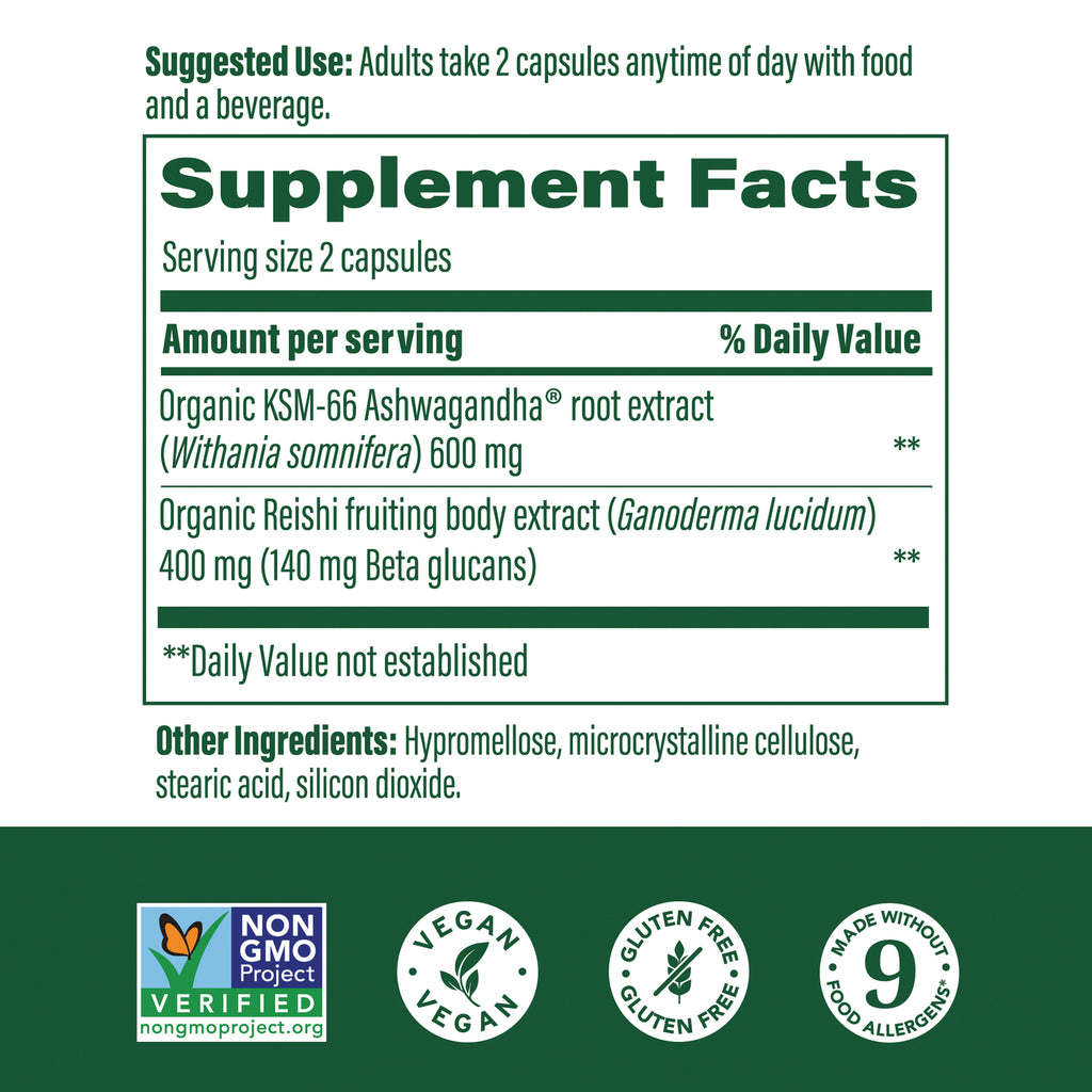 MGF138 | back label showing Supplement Facts, serving size, ingredient amounts and allergen icons - Thumbnail