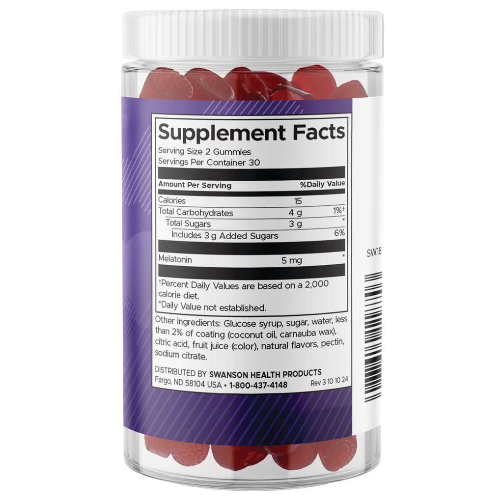 SW1870 | Red gummy with size scale in centimeters and inches - Thumbnail