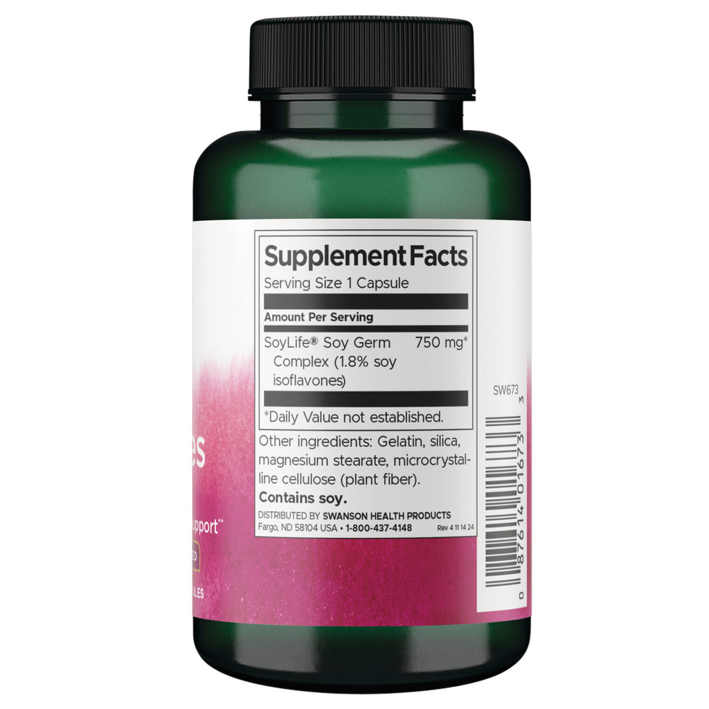 SW673 | Back label with supplement facts and serving information - Thumbnail