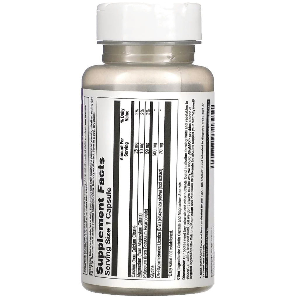 NBL017 | back of supplement bottle showing Supplement Facts panel labeled Serving Size 1 Capsule - Thumbnail